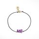 Amethyst - calming string bracelet 