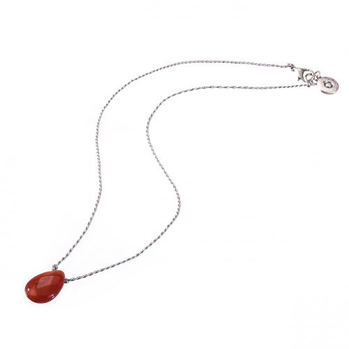 Amulet with Carnelian gemstone